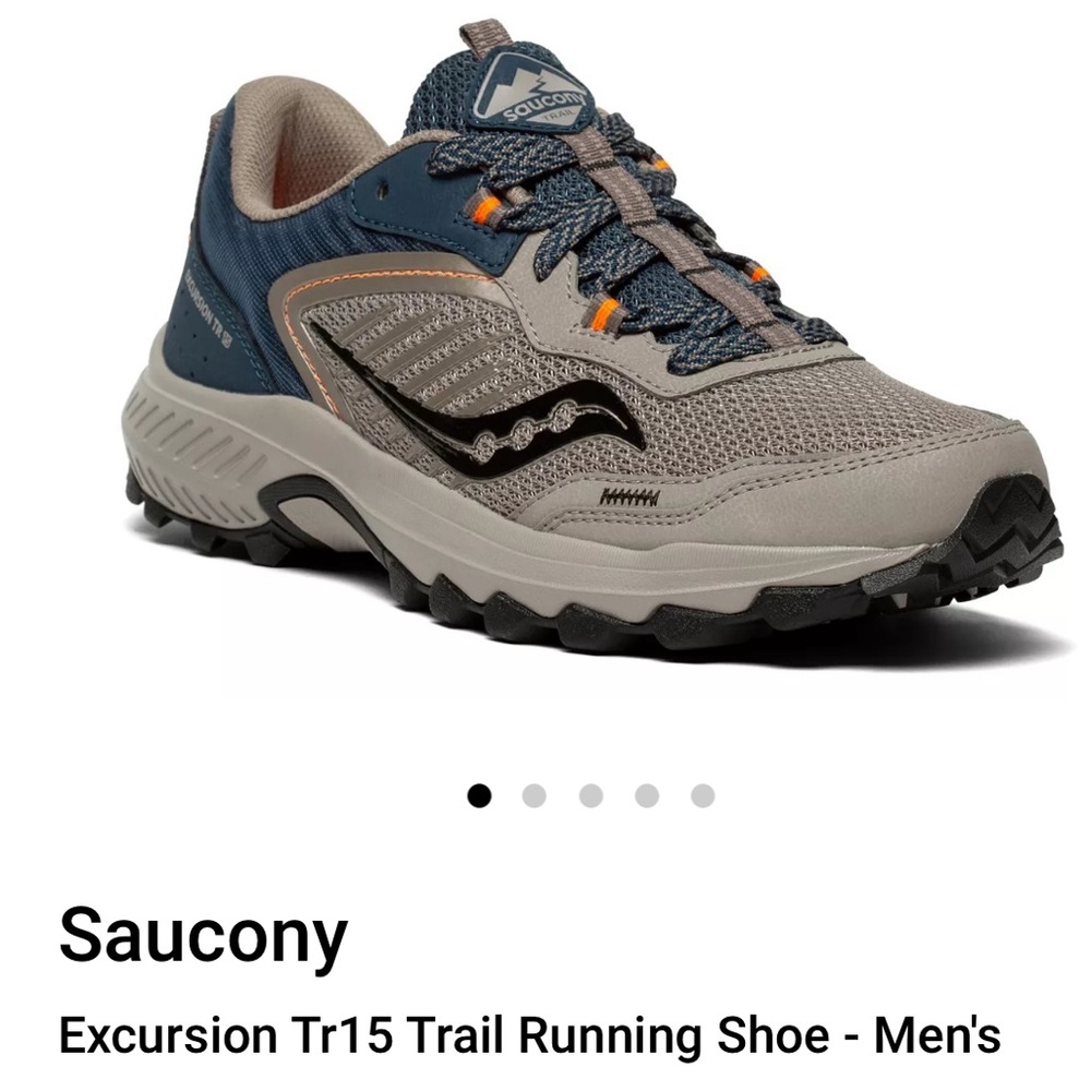 Saucony Excursion YR15 Trail Running Shoes men’s size 8 Wide